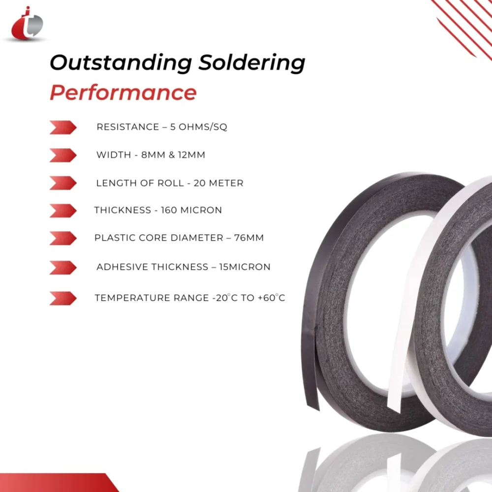 Carbon Tape (3) Carbon Conductive Tape