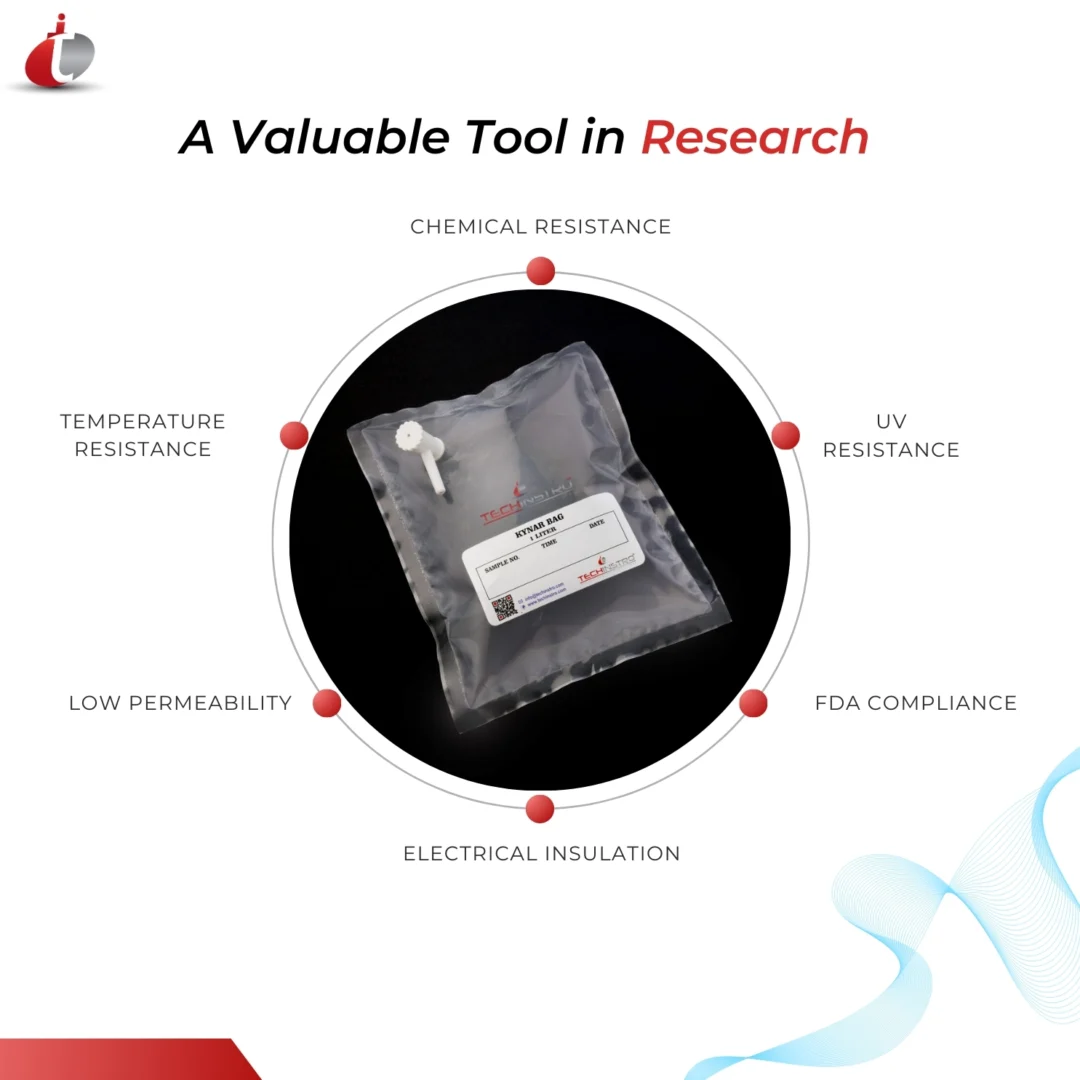 Gas Sampling Kynar Bag
