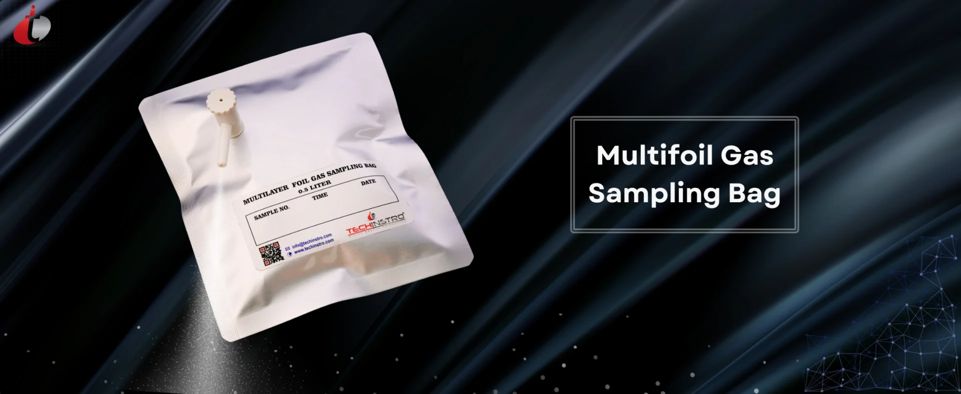 Multi Layer Foil Gas Sampling Bags (1) Multi Layer Foil Gas Sampling Bags